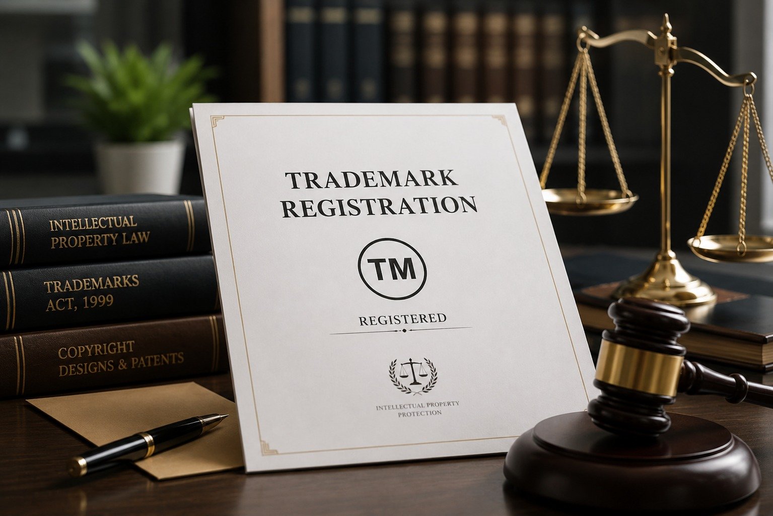 Trademark registration documents and consultation